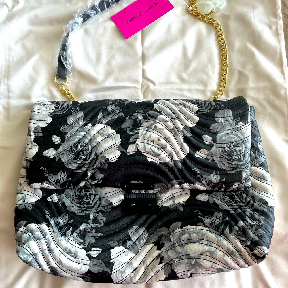 Betsey Johnson XL Floral Handbag - BRAND NEW